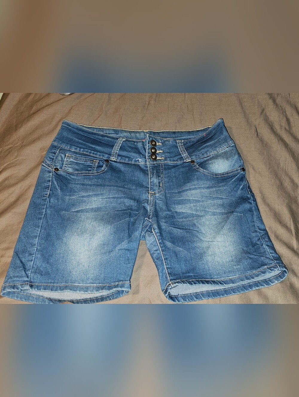 GOGO Blue Denim Jean Shorts Juniors 13